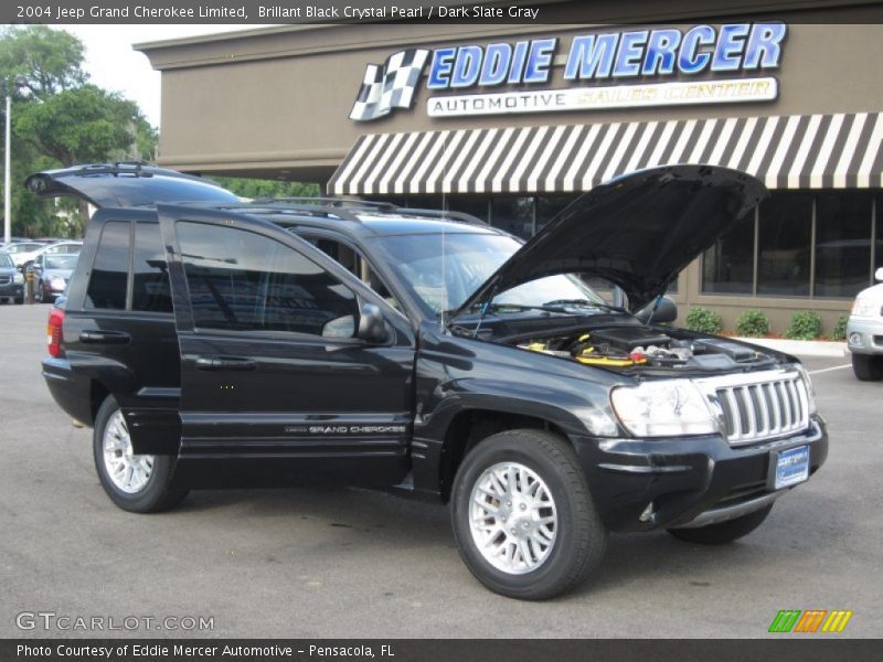 Brillant Black Crystal Pearl / Dark Slate Gray 2004 Jeep Grand Cherokee Limited