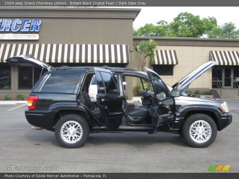 Brillant Black Crystal Pearl / Dark Slate Gray 2004 Jeep Grand Cherokee Limited
