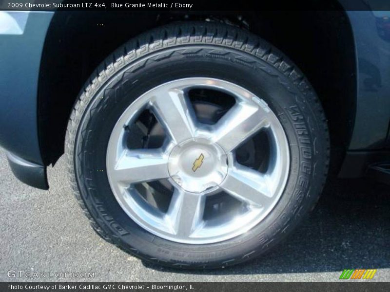 Blue Granite Metallic / Ebony 2009 Chevrolet Suburban LTZ 4x4