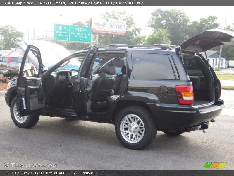 Brillant Black Crystal Pearl / Dark Slate Gray 2004 Jeep Grand Cherokee Limited