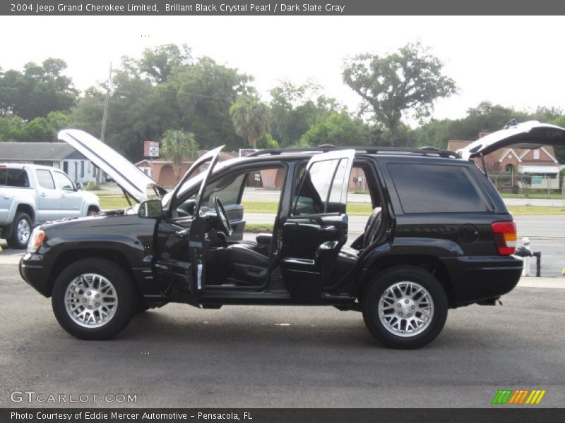 Brillant Black Crystal Pearl / Dark Slate Gray 2004 Jeep Grand Cherokee Limited