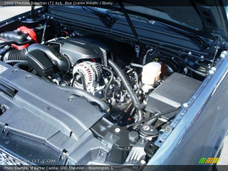Blue Granite Metallic / Ebony 2009 Chevrolet Suburban LTZ 4x4