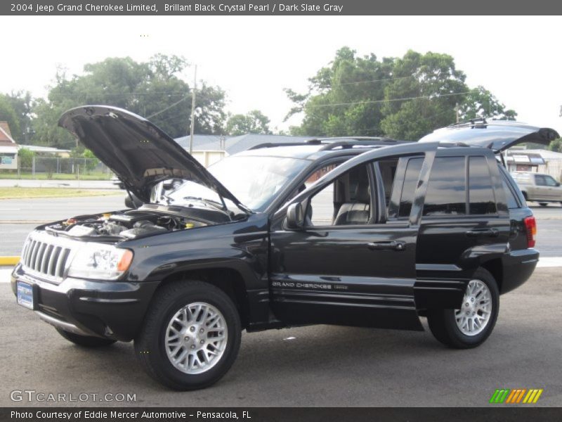 Brillant Black Crystal Pearl / Dark Slate Gray 2004 Jeep Grand Cherokee Limited