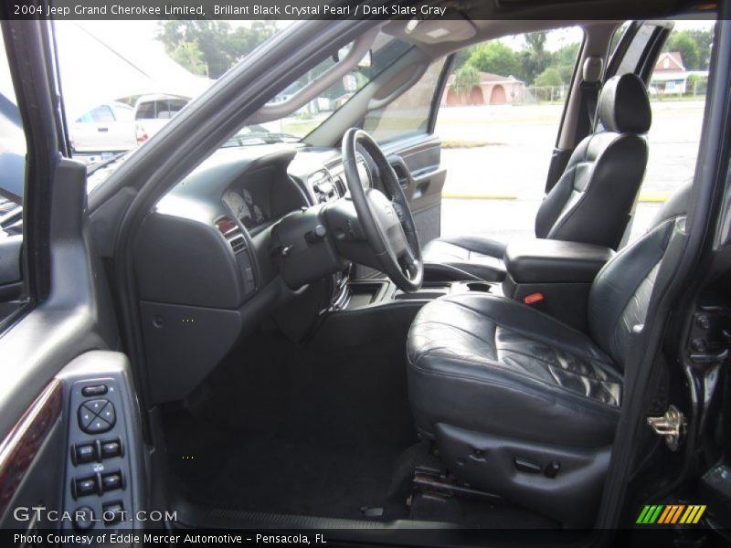 Brillant Black Crystal Pearl / Dark Slate Gray 2004 Jeep Grand Cherokee Limited