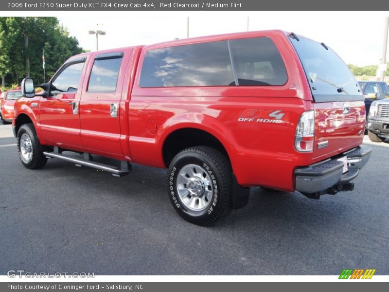 Red Clearcoat / Medium Flint 2006 Ford F250 Super Duty XLT FX4 Crew Cab 4x4