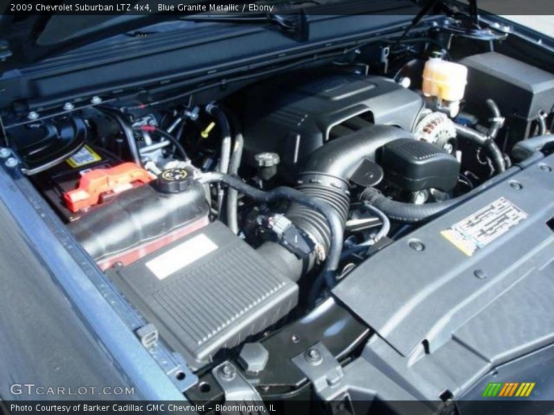 Blue Granite Metallic / Ebony 2009 Chevrolet Suburban LTZ 4x4