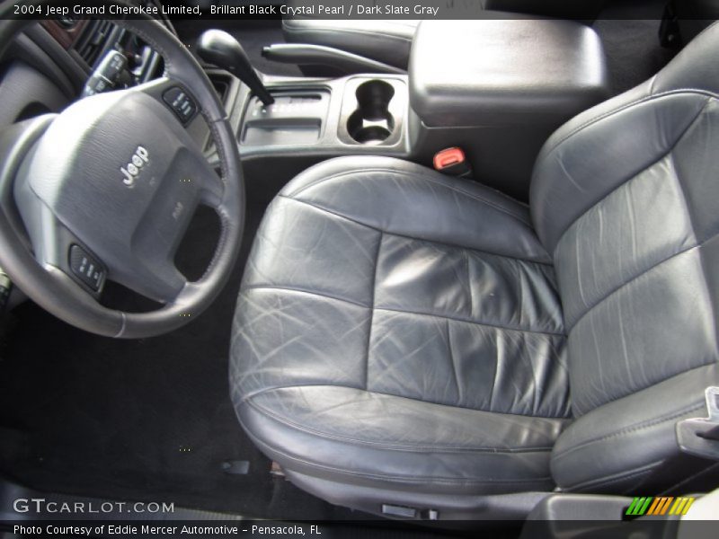 Brillant Black Crystal Pearl / Dark Slate Gray 2004 Jeep Grand Cherokee Limited