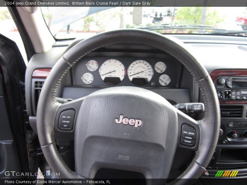 Brillant Black Crystal Pearl / Dark Slate Gray 2004 Jeep Grand Cherokee Limited