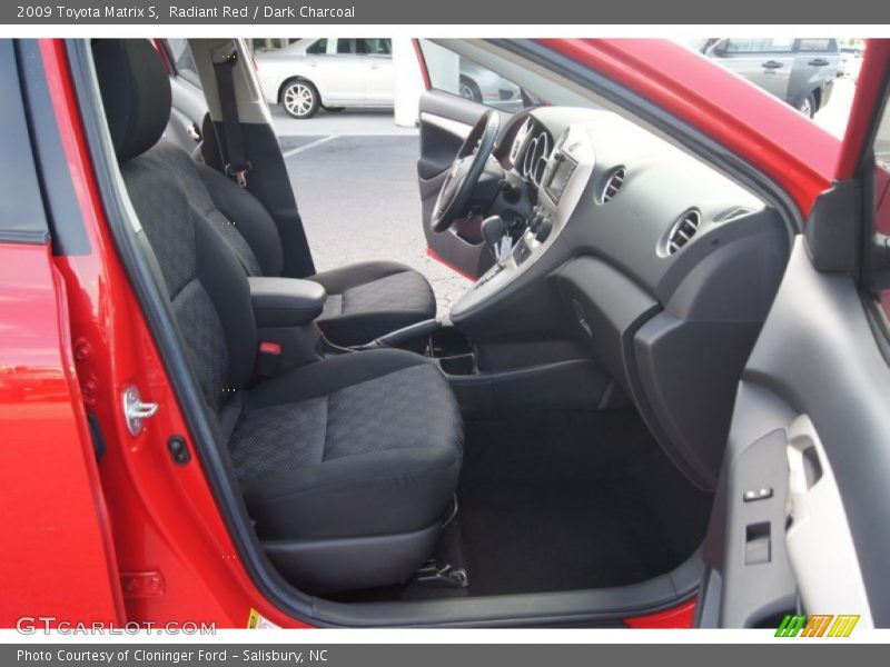 Radiant Red / Dark Charcoal 2009 Toyota Matrix S