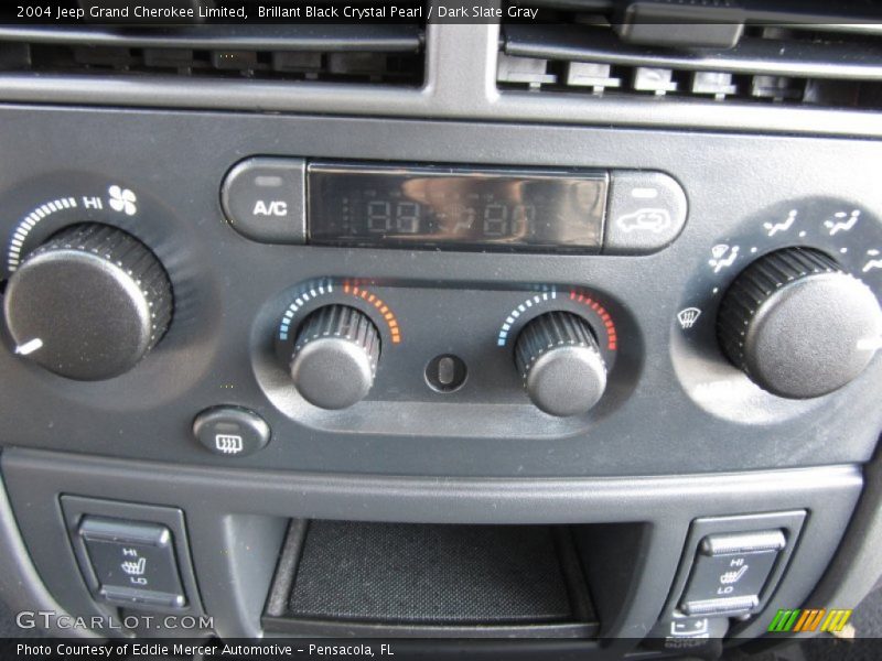 Brillant Black Crystal Pearl / Dark Slate Gray 2004 Jeep Grand Cherokee Limited