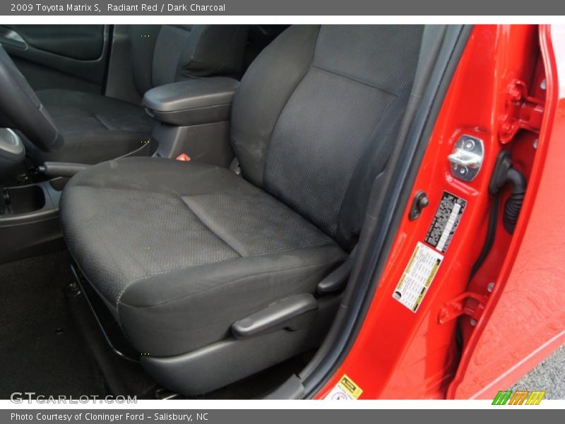 Radiant Red / Dark Charcoal 2009 Toyota Matrix S