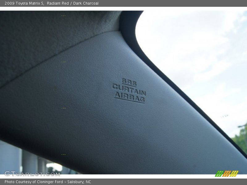 Radiant Red / Dark Charcoal 2009 Toyota Matrix S