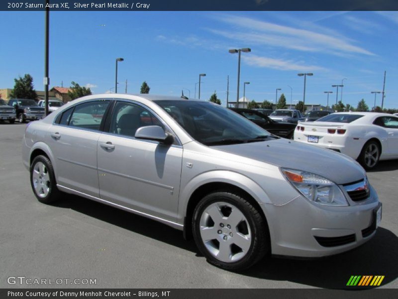 Silver Pearl Metallic / Gray 2007 Saturn Aura XE