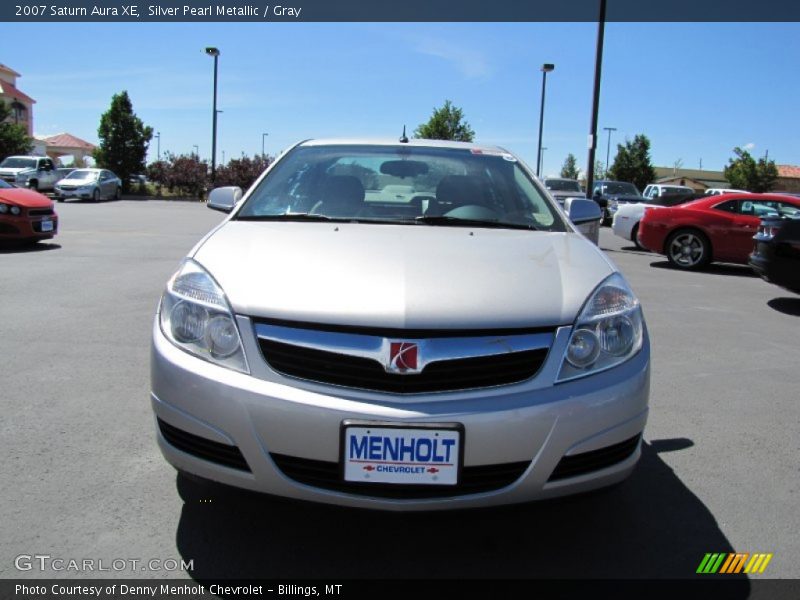 Silver Pearl Metallic / Gray 2007 Saturn Aura XE