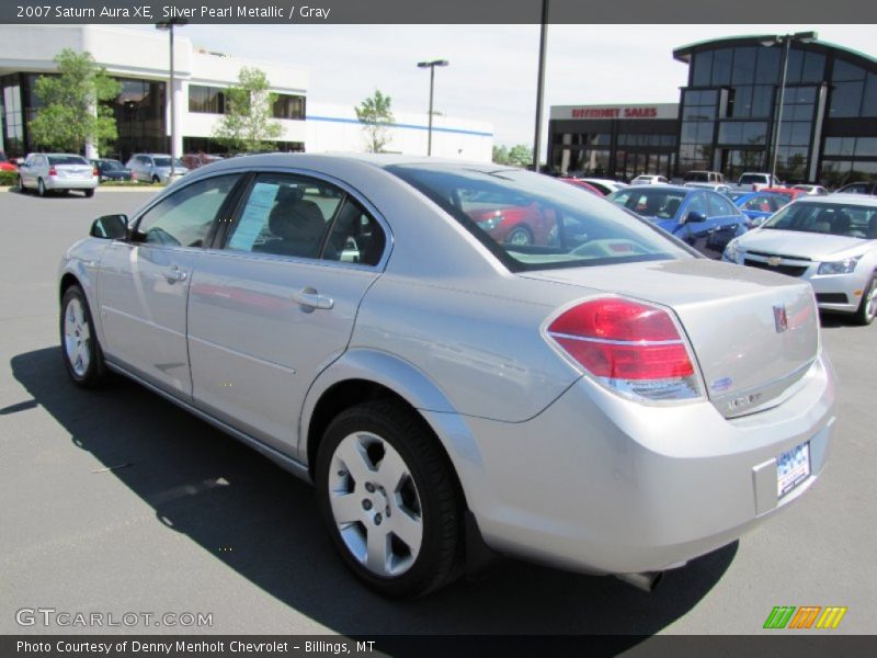 Silver Pearl Metallic / Gray 2007 Saturn Aura XE