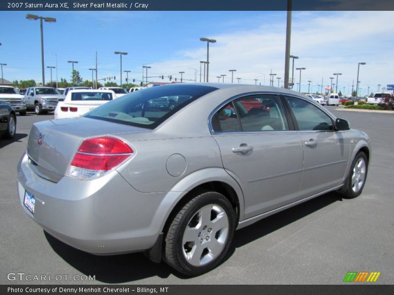 Silver Pearl Metallic / Gray 2007 Saturn Aura XE