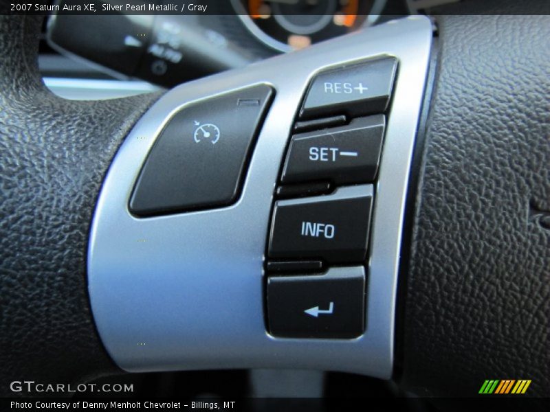 Silver Pearl Metallic / Gray 2007 Saturn Aura XE