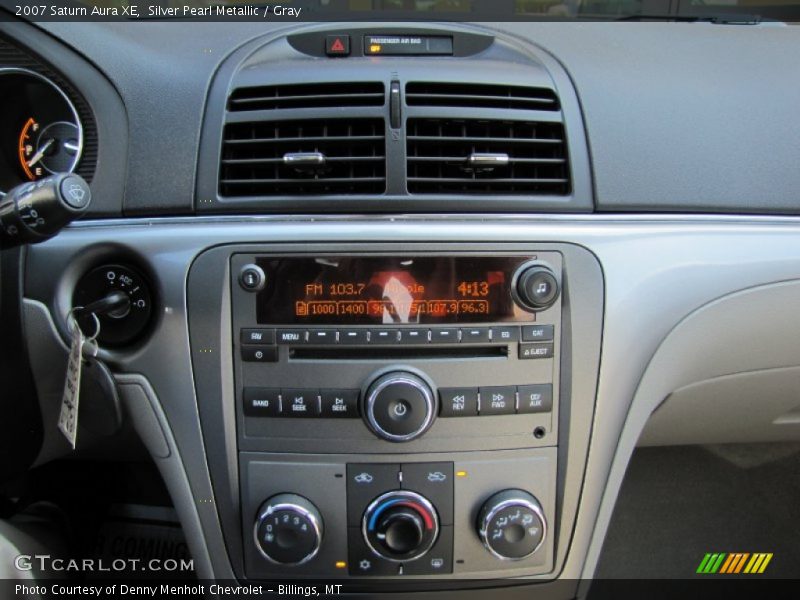 Silver Pearl Metallic / Gray 2007 Saturn Aura XE
