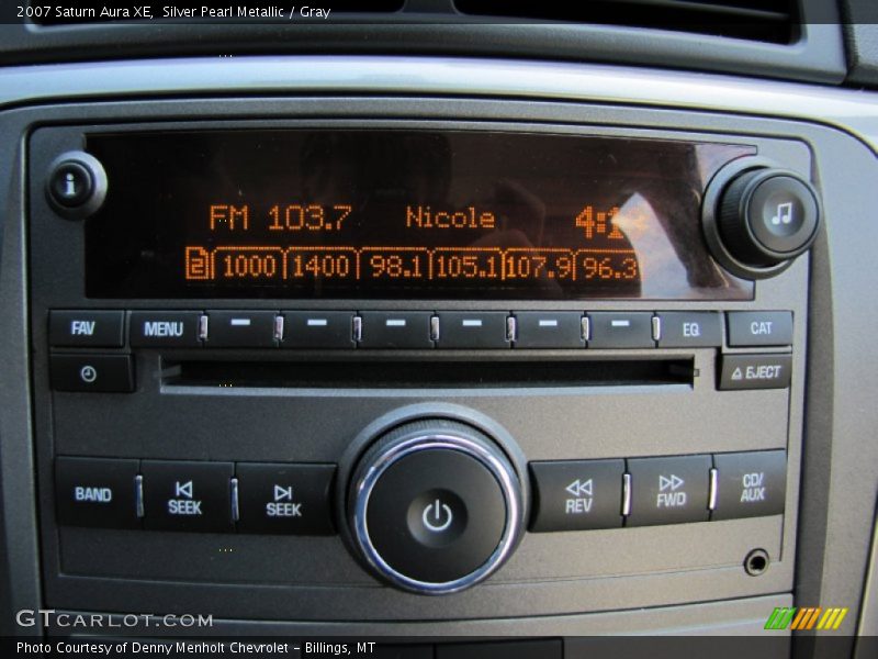 Silver Pearl Metallic / Gray 2007 Saturn Aura XE