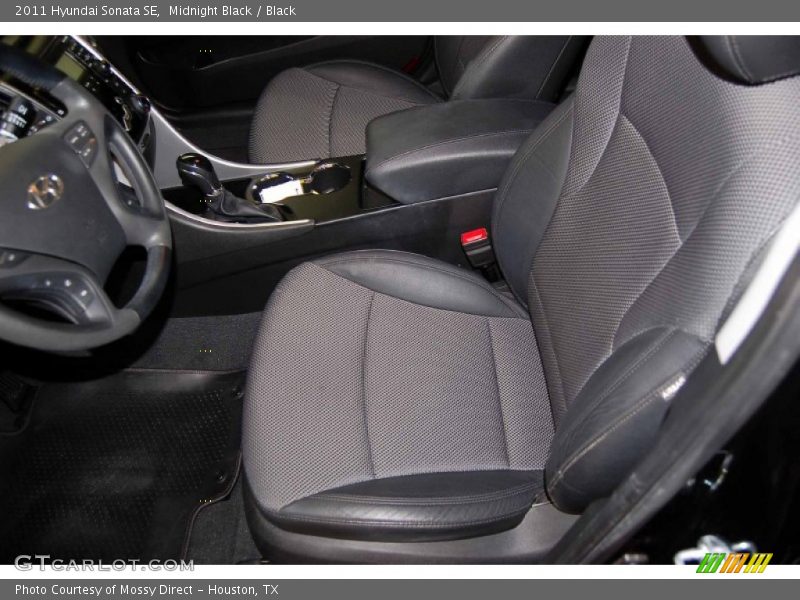 Midnight Black / Black 2011 Hyundai Sonata SE