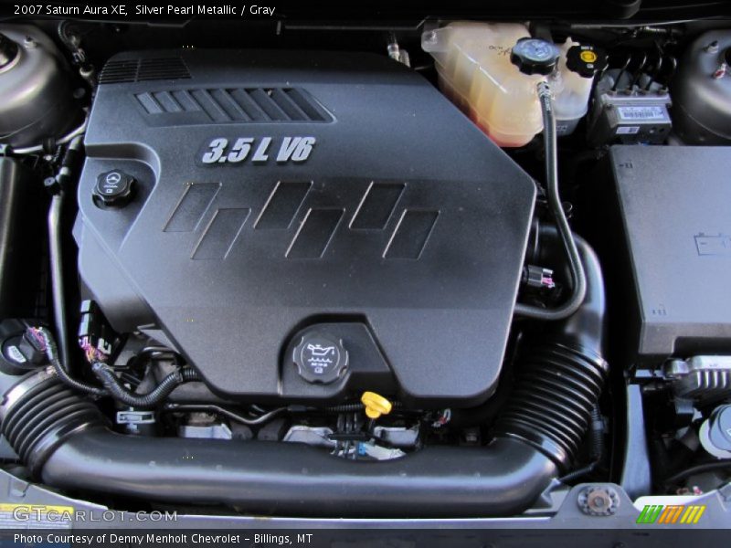 Silver Pearl Metallic / Gray 2007 Saturn Aura XE