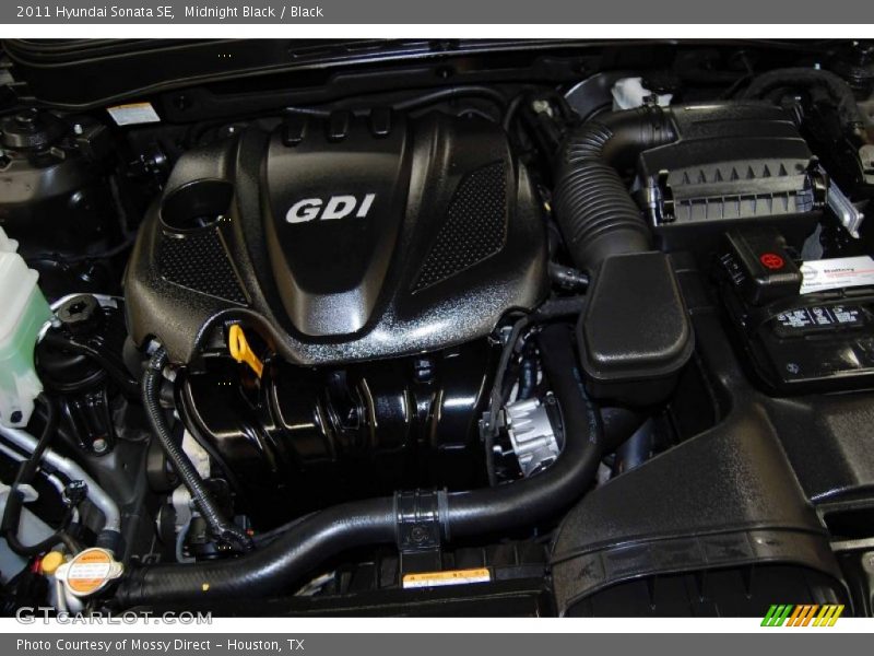 Midnight Black / Black 2011 Hyundai Sonata SE