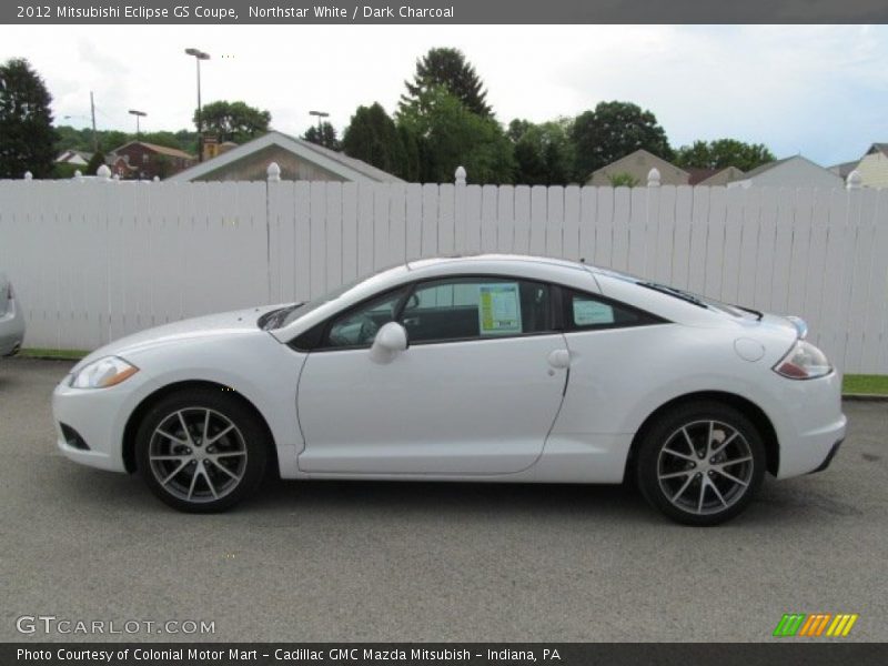 Northstar White / Dark Charcoal 2012 Mitsubishi Eclipse GS Coupe