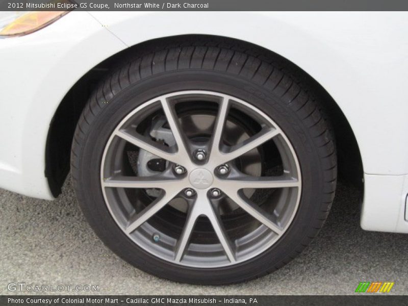 Northstar White / Dark Charcoal 2012 Mitsubishi Eclipse GS Coupe