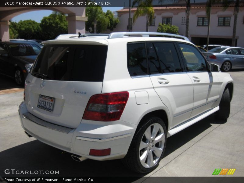 Arctic White / Black 2010 Mercedes-Benz GLK 350 4Matic