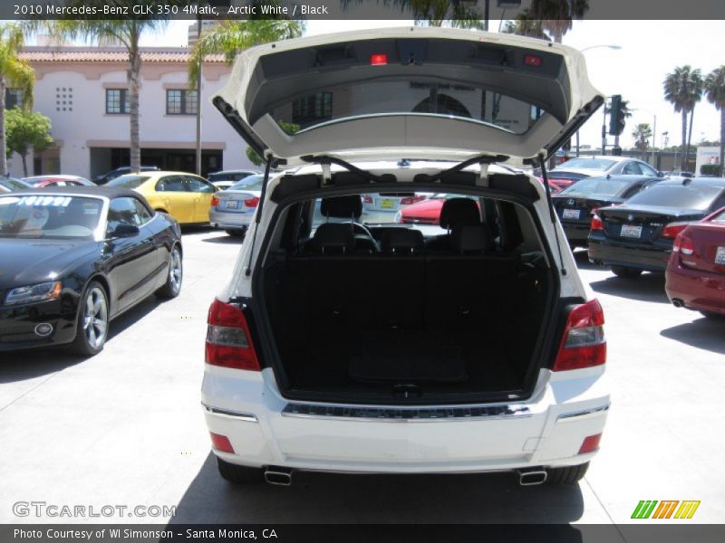 Arctic White / Black 2010 Mercedes-Benz GLK 350 4Matic
