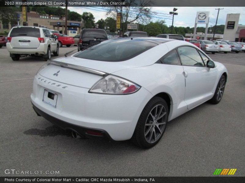 Northstar White / Dark Charcoal 2012 Mitsubishi Eclipse GS Coupe