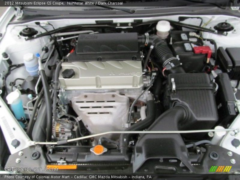 Northstar White / Dark Charcoal 2012 Mitsubishi Eclipse GS Coupe