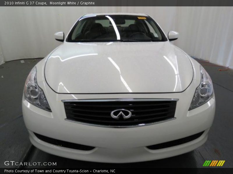 Moonlight White / Graphite 2010 Infiniti G 37 Coupe