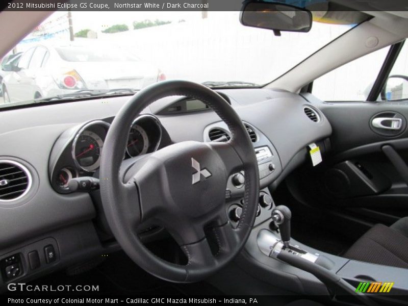 Northstar White / Dark Charcoal 2012 Mitsubishi Eclipse GS Coupe