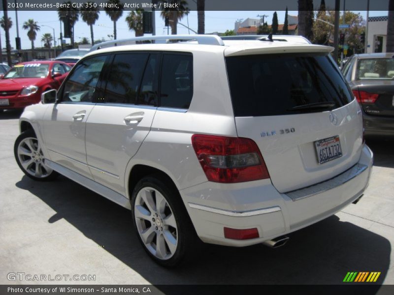 Arctic White / Black 2010 Mercedes-Benz GLK 350 4Matic