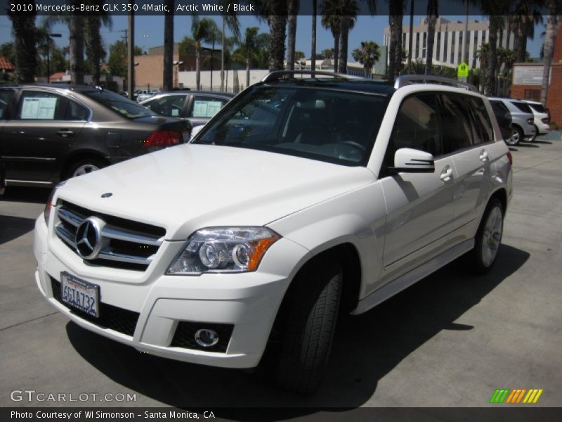 Arctic White / Black 2010 Mercedes-Benz GLK 350 4Matic