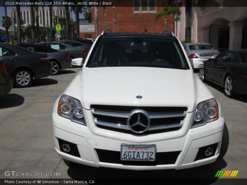 Arctic White / Black 2010 Mercedes-Benz GLK 350 4Matic