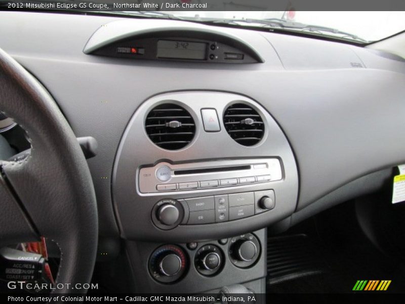 Northstar White / Dark Charcoal 2012 Mitsubishi Eclipse GS Coupe