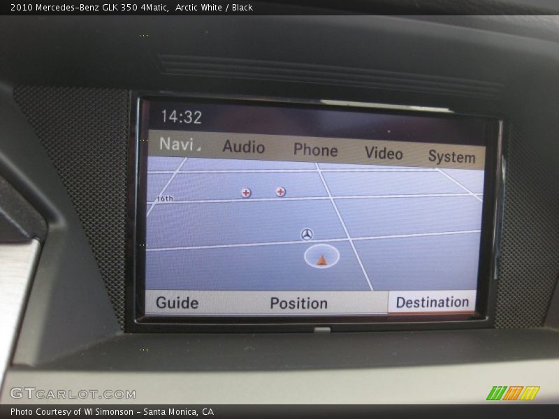 Arctic White / Black 2010 Mercedes-Benz GLK 350 4Matic