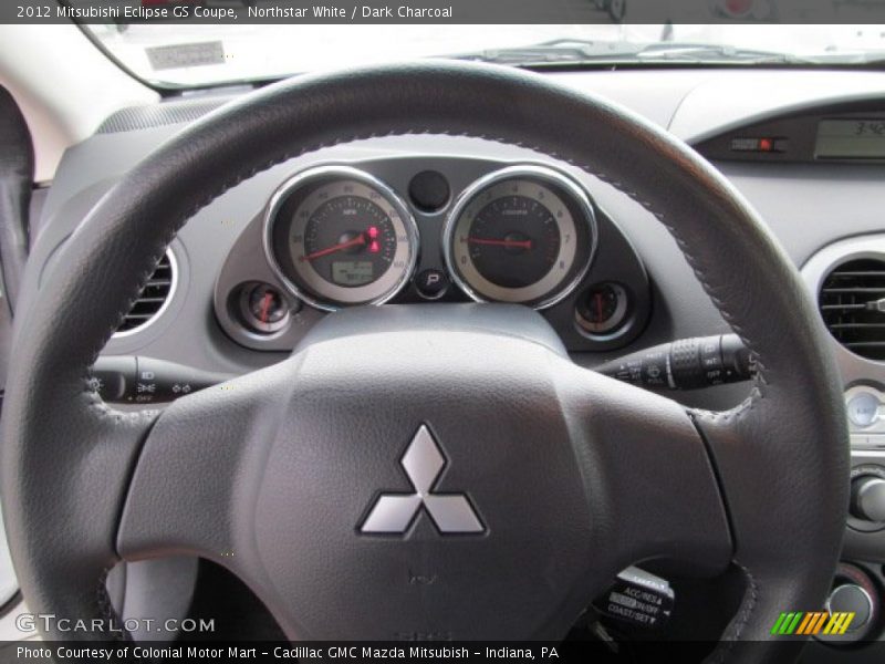 Northstar White / Dark Charcoal 2012 Mitsubishi Eclipse GS Coupe