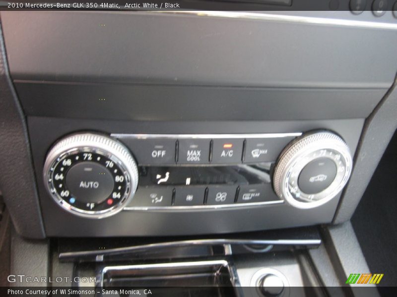 Arctic White / Black 2010 Mercedes-Benz GLK 350 4Matic