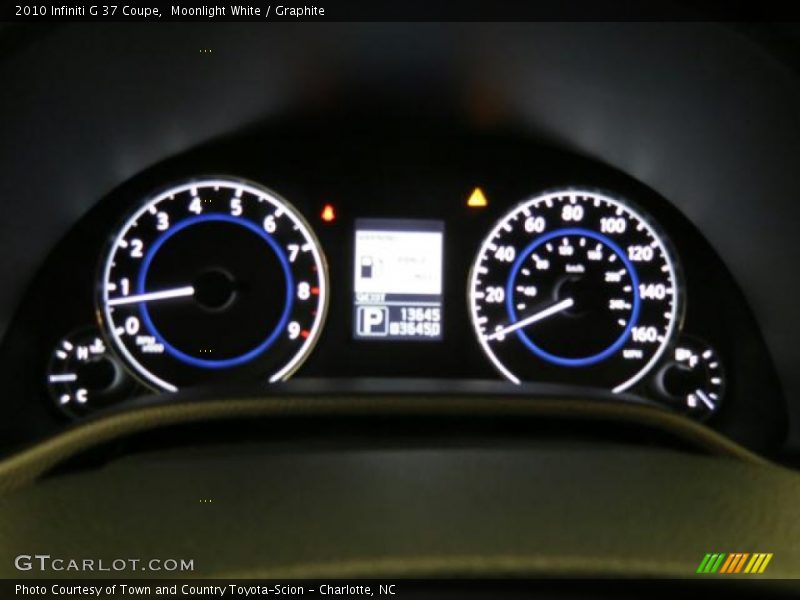 Moonlight White / Graphite 2010 Infiniti G 37 Coupe