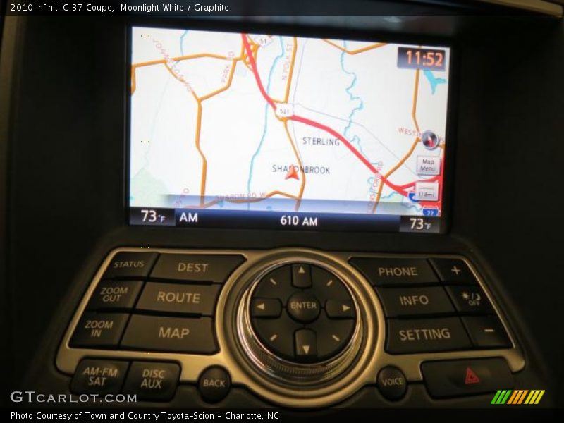 Navigation of 2010 G 37 Coupe