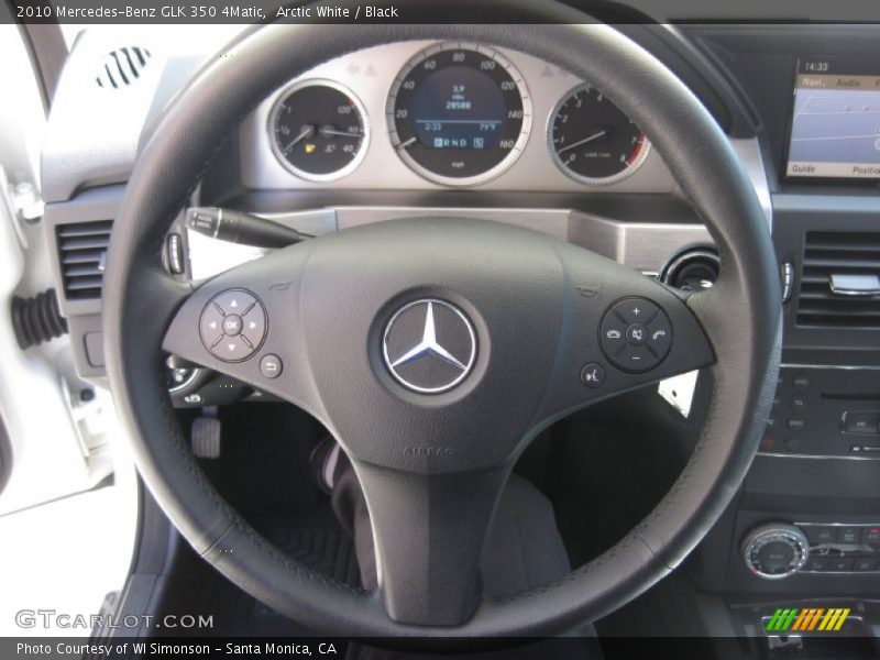 Arctic White / Black 2010 Mercedes-Benz GLK 350 4Matic