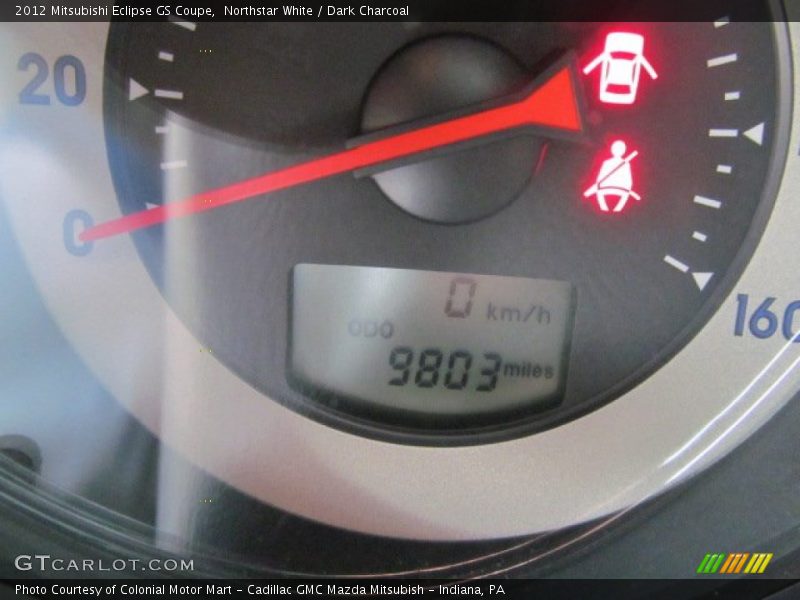Northstar White / Dark Charcoal 2012 Mitsubishi Eclipse GS Coupe