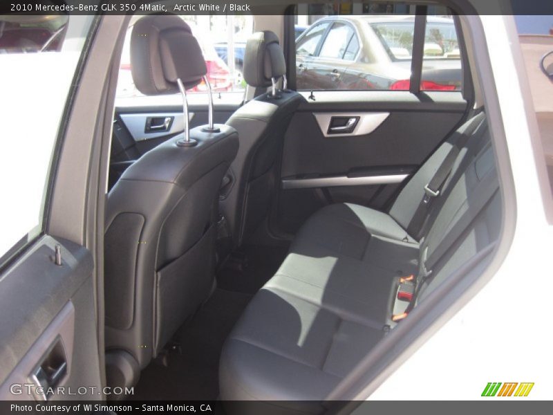 Arctic White / Black 2010 Mercedes-Benz GLK 350 4Matic