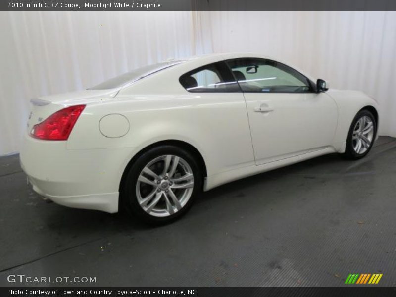 Moonlight White / Graphite 2010 Infiniti G 37 Coupe