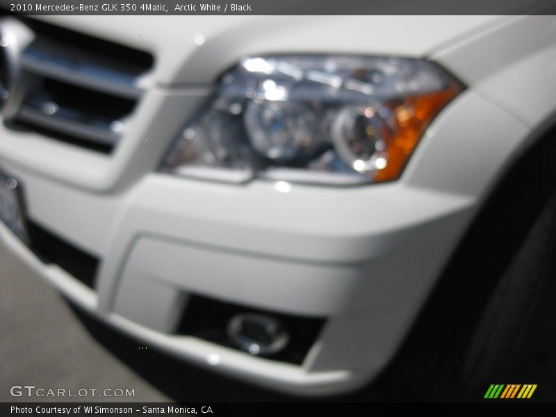 Arctic White / Black 2010 Mercedes-Benz GLK 350 4Matic