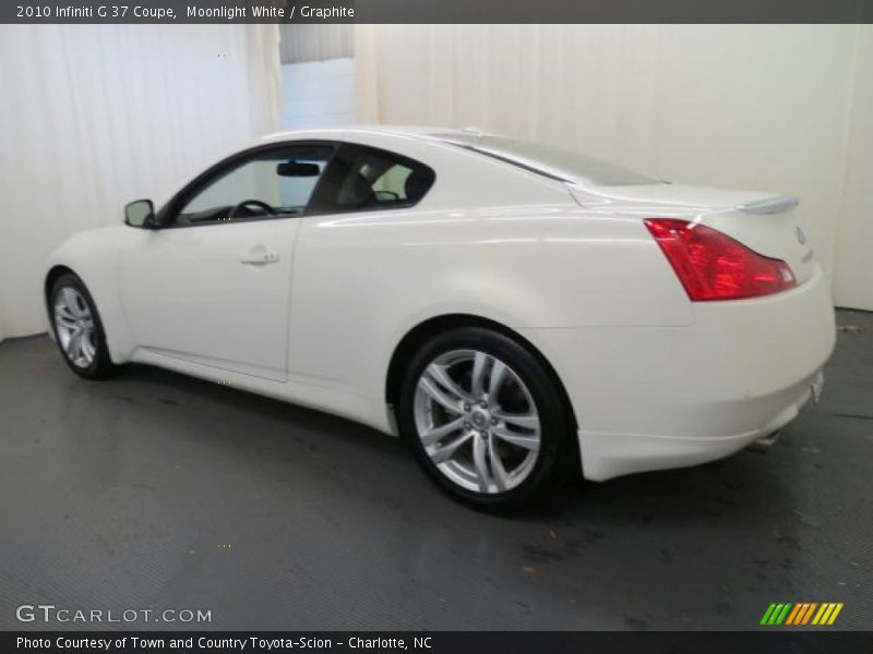 Moonlight White / Graphite 2010 Infiniti G 37 Coupe