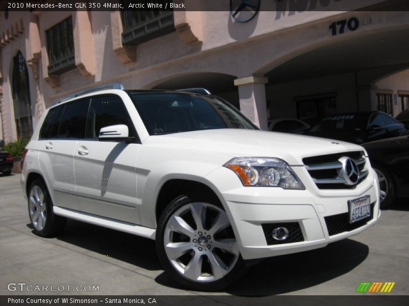 Arctic White / Black 2010 Mercedes-Benz GLK 350 4Matic